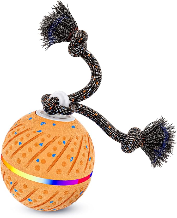 Smart Interactive Dog Toys Ball for Aggressive Chewers Medium Large,E-TPU