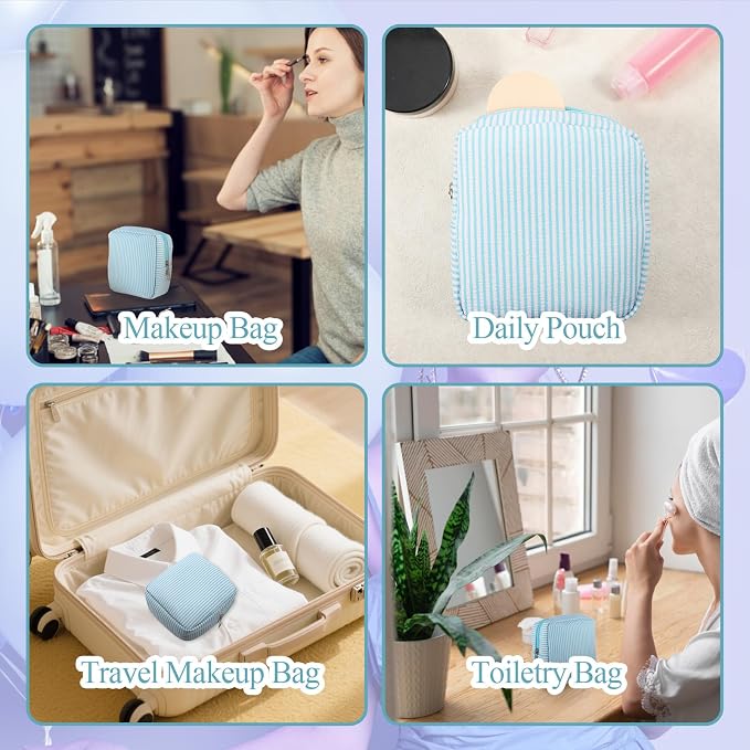 Period Bag, Cute Pad Pouch, Period Bag Pouch, Tampon Bags for Purse, Women Pad Tampon Menstrual Cups Panty Liners, Blue
