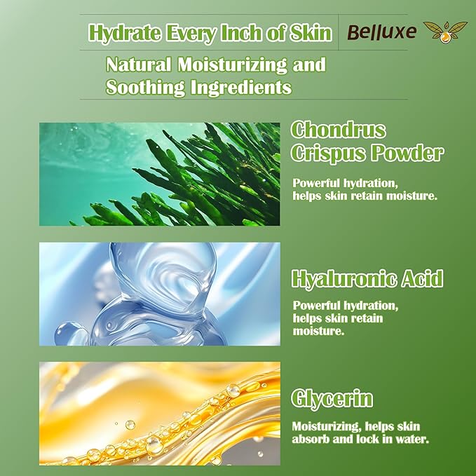 Under Eye Patches - Hydrogel Eye Mask for Dark Circles & Puffy Eyes, Korean Collagen Eye Gel Patches with Seaweed, Intense Hydrating Care