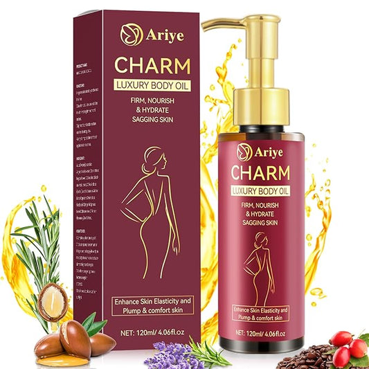 Body Firming Oil Glow-Remedy body oil for women,Body Oil After Shower Tightening&Hydrating Treatment for Arms,Legs,Stomach&Body,Natural Firming Oil for Dry Skin,Non-Greasy Body Serum-(4.06 Oz)