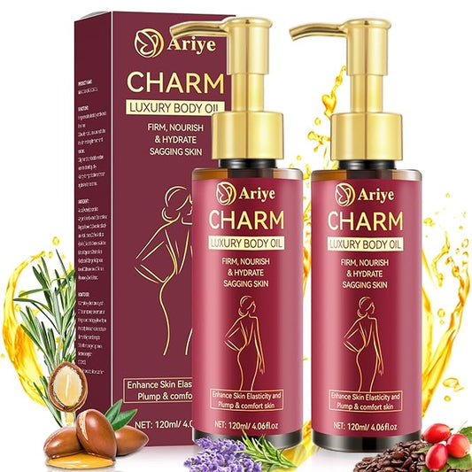 Body Firming Oil,Luxury After Shower Body Oil for Women,Glow-Remedy Skin Tightening & Hydrating Serum,Non-Greasy Glow Moisturizer for Dry Skin,Arms,Legs,Stomach & Body-4.06 Fl Oz (2 Pack)