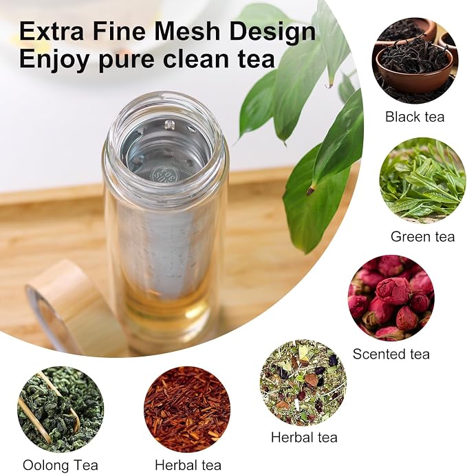 Tea bottle filter