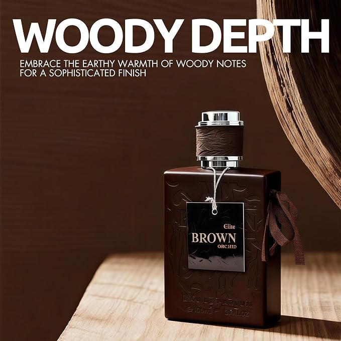 A CENTER Elite Oud & Brown Orchid Men's Cologne Gift Set | 2-Piece Eau de Parfum Collection 3.4 Fl Oz Each | Long Lasting Woody Floral Fragrance | Exotic Saffron & Black Rose Duo Perfume Daily Use