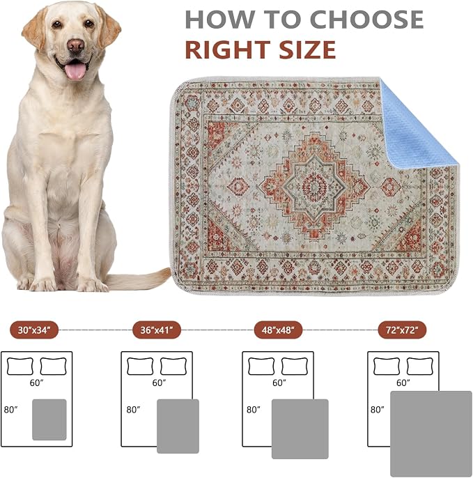 Washable Pee Pads, Super Absorbent Puppy Pads, 2 Pack 18"x24" | Reusable Dog Training Pads, Leakproof With Waterproof Non-Slip Backing For Crates, Floors, Indoor Potty & Furniture