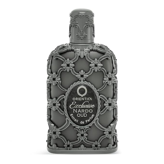 Orientica Luxury Exclusive Nardo Oud Extrait de Parfum 2.7oz / 80ml – Fruity, Leather, Amber, Rose, Pineapple, Vetiver, Blackcurrant, Dry Woods - Arabic Perfume for Men & Women