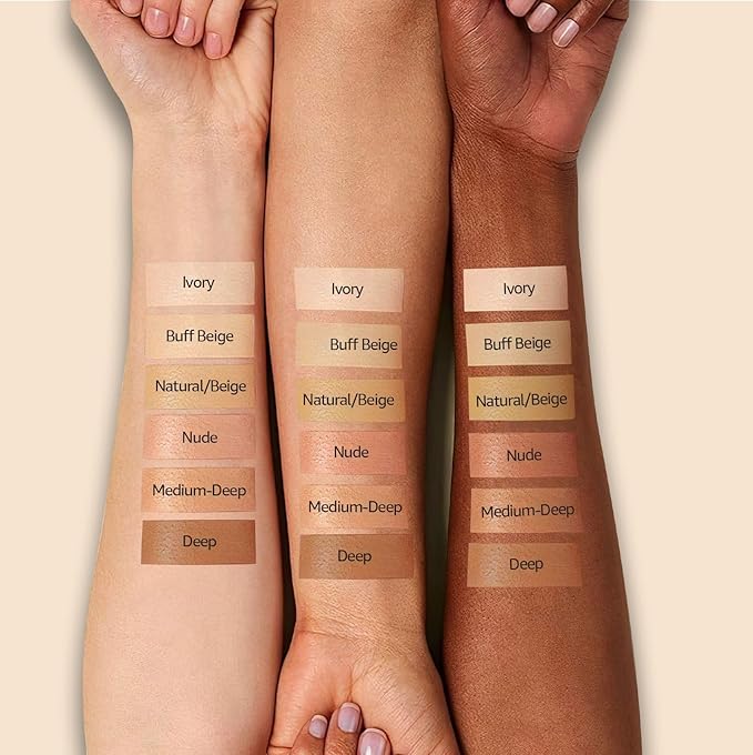 Mushroom Head Air Cushion CC Cream - Tattoo Cover up Makeup Waterproof Long-Lasting Moisturizing Concealer Foundation, Even Skin Tone for All Skin Types (Buff Beige)