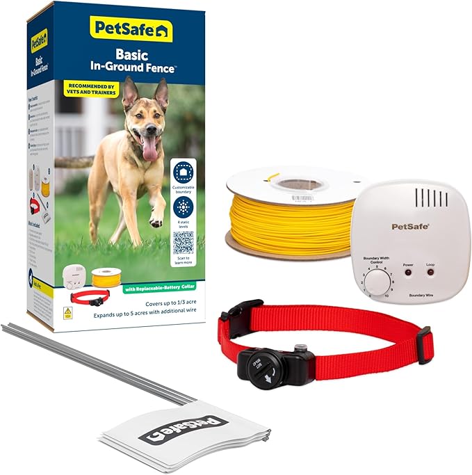 PetSafe Basic In-Ground Fence, Up to 1/3 Acre