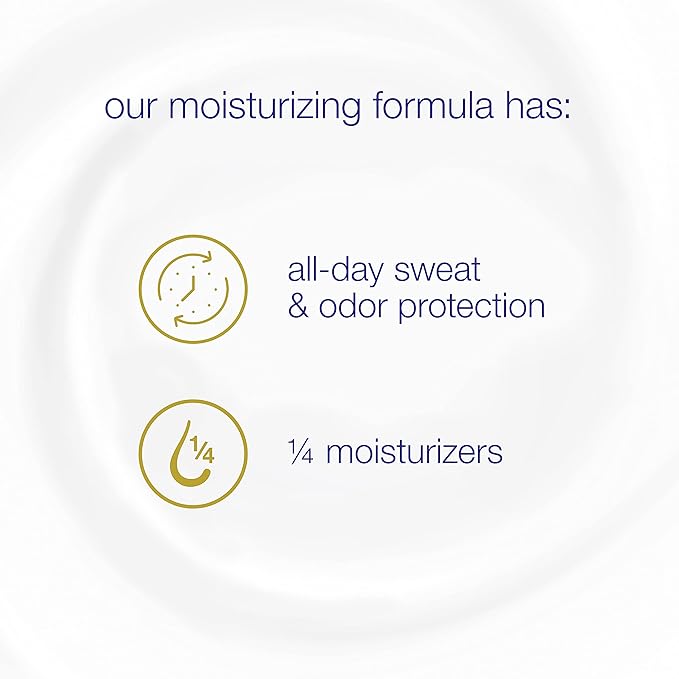 Dove Invisible Solid Antiperspirant Deodorant Stick for Women, Original Clean, For All Day Underarm Sweat and Odor Protection 2.6 oz, Pack of 6