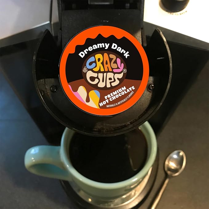 Hot Chocolate and Cappuccino Single Serve Cups, Variety Pack Sampler For Keurig K Cup Brewers, includes Hot Cocoa from Grove Square and Crazy Cups, 30 Count