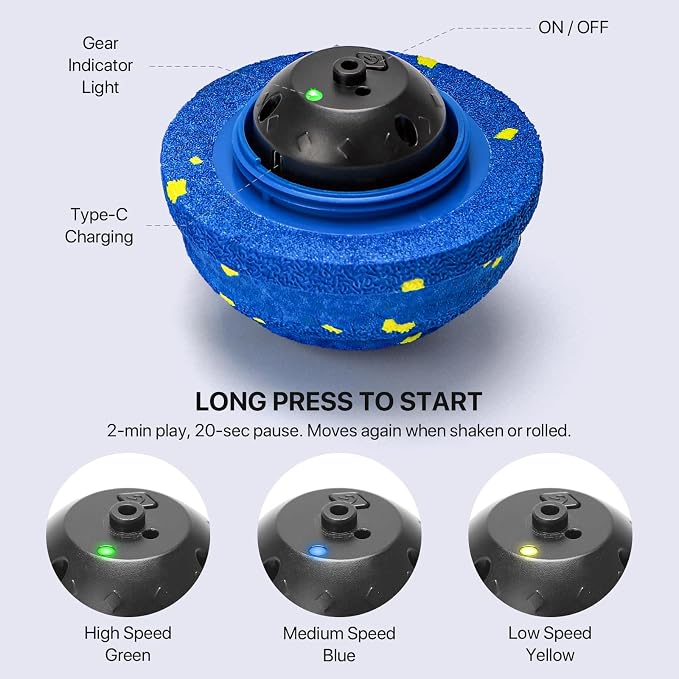 Interactive Dog Toys Automatic Bouncing Dog Ball for Small & Large Dogs
