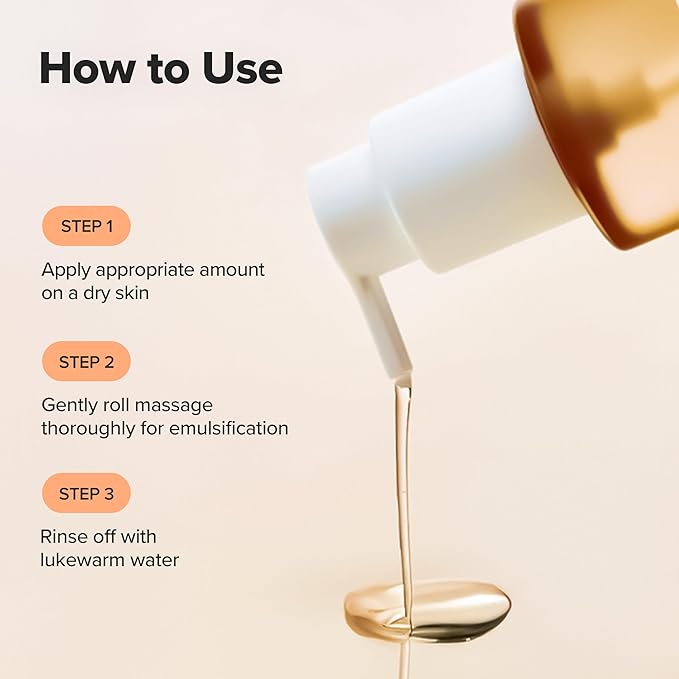 Beauty of Joseon Ginseng Cleansing Oil Waterproof Makeup Remover for Sensitive, Acne-Prone Facial Skin. Korean Skin Care for Men and Women, 210ml, 7.1 fl.oz
