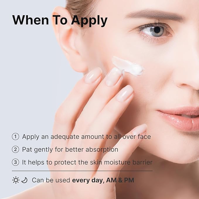 PURE K Panthenol 10% CICA Repair Cream - Intensive Barrier Recovery - Soothing Moisturizer for Sensitive, Damaged Skin, Redness & Post-Acne Repair, Korean Skincare (2.7 Fl Oz / 80ml)