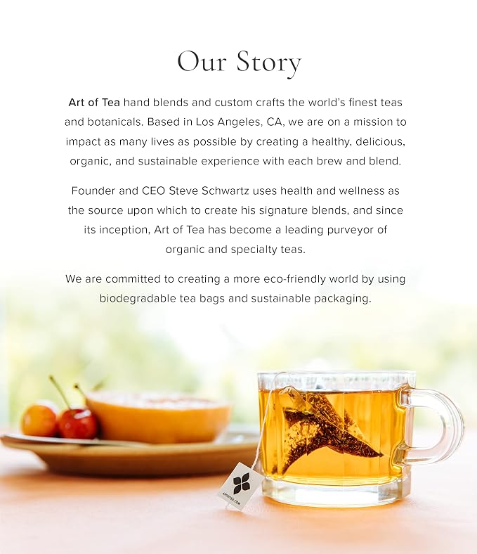 Art of Tea Organic Sleep Tea 1oz Loose Leaf Tea Tin, Chamomile, Spearmint & Valerian Herbal Tea, Caffeine Free Bedtime Tea, Wellness Tea Blend