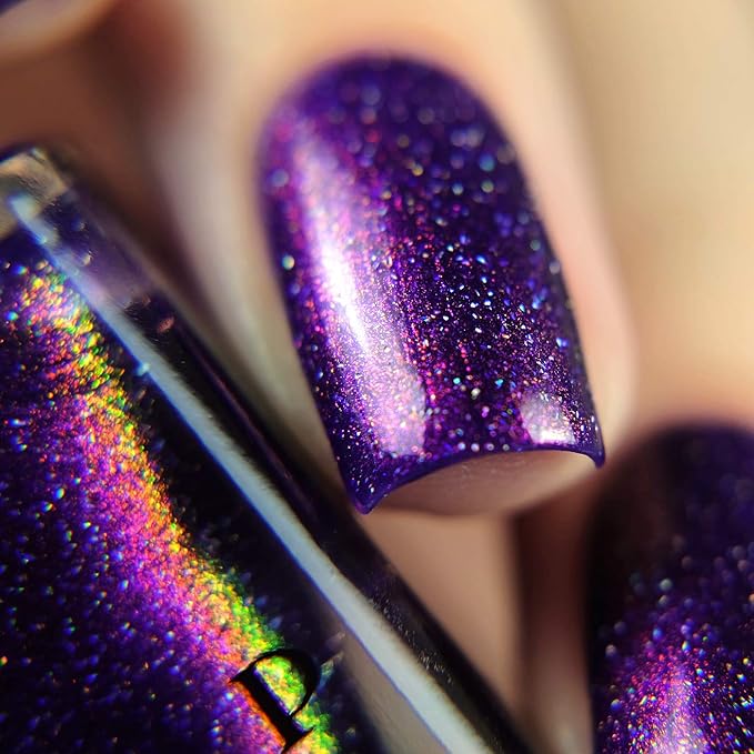 ILNP High Voltage - Royal Purple Holographic Nail Polish