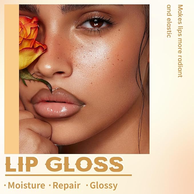Peel Off Lip Liner Stain Tattoo, Long Lasting Waterproof Lip Stain Peel off, Tattoo Brown Lip Liner and Lip Gloss Combo, Non-Stick Cup Nourishing Lip Gloss Set Lipstick Makeup