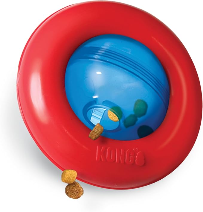 KONG Gyro, Interactive Treat-Dispensing Dog Toy, for Medium/Large Dogs | Interactive Treat-Dispensing Toy & Slow Feeder That Supports Healthy Eating & Engaging Mealtime Play