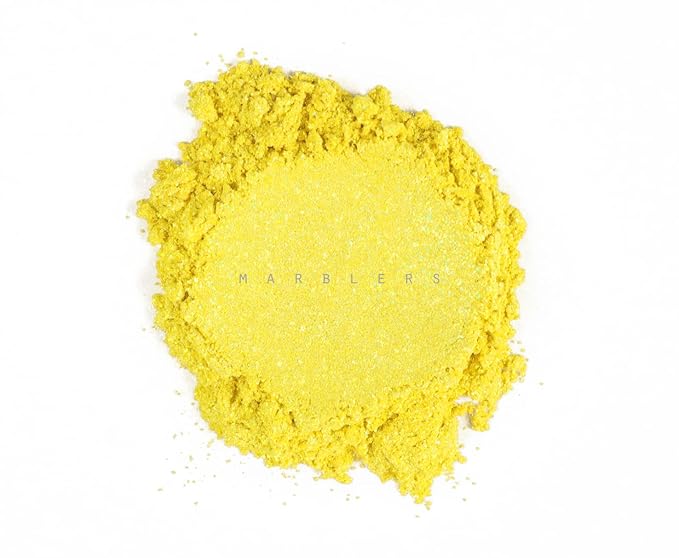 MARBLERS Glitter Mica Powder [Sun Kiss] 0.14oz (4g) | Glitter Mica | Highly Pigmented | Non-Toxic, Vegan, Cruelty-Free | Eyeshadow, Body Butter, Nail Polish, Nail Art | Party, Body, Face Makeup