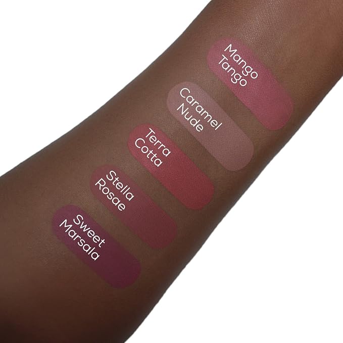 Aromi Matte Liquid Lipstick | Burnt Orange Lip Color for Women, Earthy, Nutmeg Ginger Shade, Long-Lasting, Vegan, Warm Undertones (Terra Cotta)