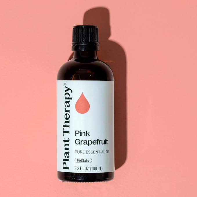 Plant Therapy Pink Grapefruit Essential Oil 100 mL (3.3 oz) 100% Pure, Undiluted, Natural Aromatherapy, Therapeutic Grade