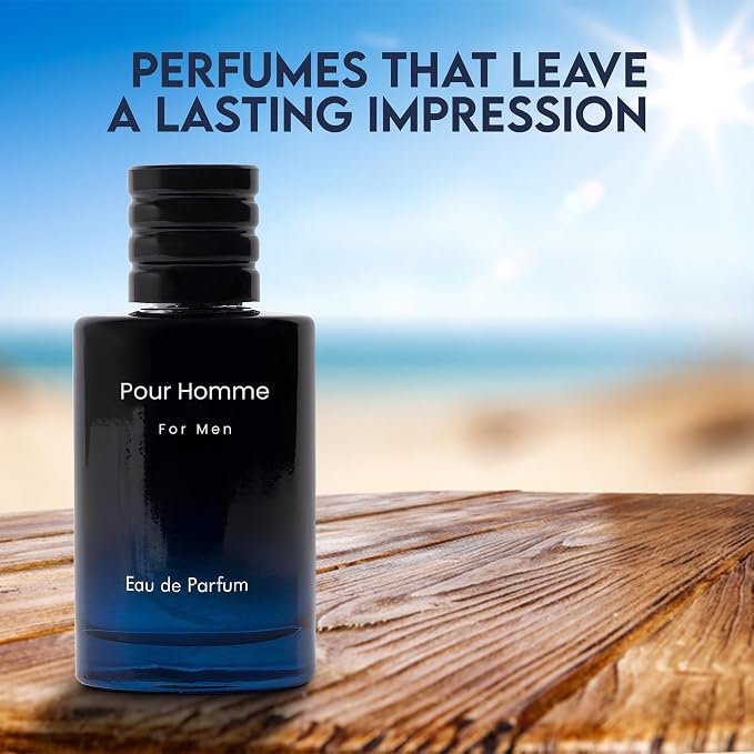 AFLUXE Men's Cologne Gift Set - Variety Pack of 4 Long Lasting Fragrances with 10ml Pheromone Cologne for Men Kit EDP/EDT (PHM-SavE/CoolOcM/Savannah/ChocolGreen)