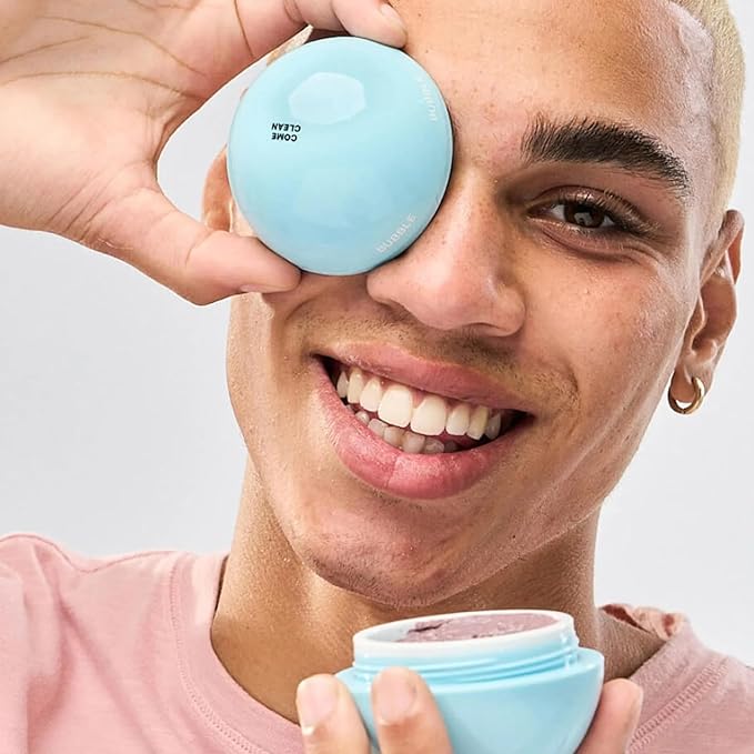 Bubble Skincare Come Clean Detoxifying Clay Mask - Mineral-Rich Face Mask with Azelaic Acid and Vitamin E to Gently Exfoliate and Protect Skin - Suitable for All Skin Types (45 ml)