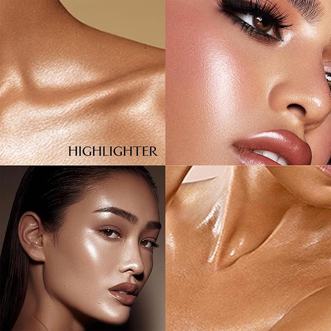 Body Glitter Powder, Face Shimmer Sparkle, Highlight Powder, Multi-Use Body Glitter for Women, Magic Glow Shimmer for Body Face Eyes Makeup #white