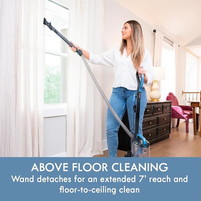 Kenmore Lightweight Bagless Upright Vacuum Cleaner | 4 Height Adjustment, Pet HandiMate Tool and 2 Cleaning Tools for Carpet, Hard Floor and Pet Hair - DU1040