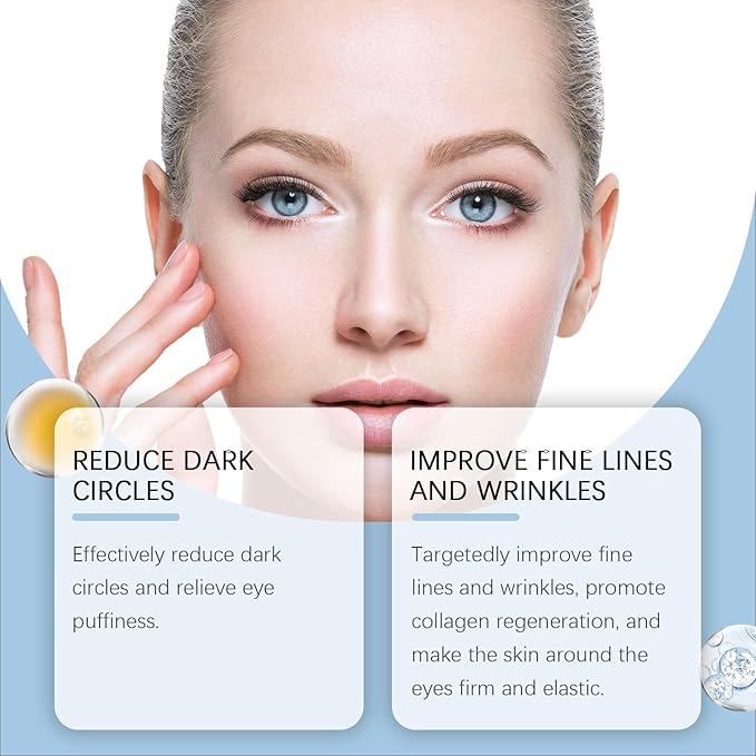 Instant Firming Eye Serum - Anti-Aging Formula, Reduces Under-Eye Bags, Wrinkles, Dark Circles, Fine Lines & Crow'S Feet(10ml)