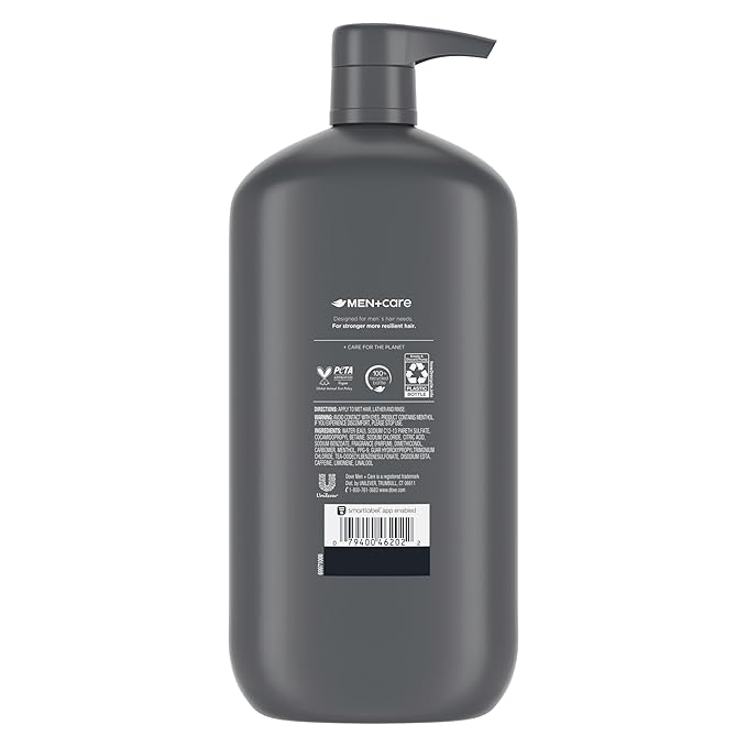 Dove Men+Care 2 in 1 Shampoo and Conditioner Fresh & Clean for Clean Hair Shampoo and Conditioner for Stronger, Healthy Hair Everyday 31 oz (Pack of 2)