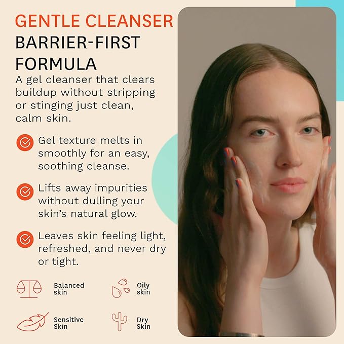 Fig.1 Clarifying Gel Cleanser | AHA BHA Tea Tree Oil Formula for Oily & Sensitive Skin Face wash | Deep Pore Cleansing, Dermatologist-Tested for Acne Prone, Vegan & Refillable Skincare Solution, 100ml