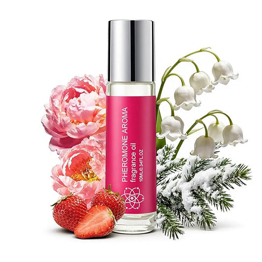 Halonly Pheromones Perfumes for Women, Long Lasting Roll On Oil Fragrance for Date Night, Fruity and Floral Daily Allure & Sensual Gift, Travel Perfume Day to Night Wear for Women - 0.34 fl.oz (10mL)