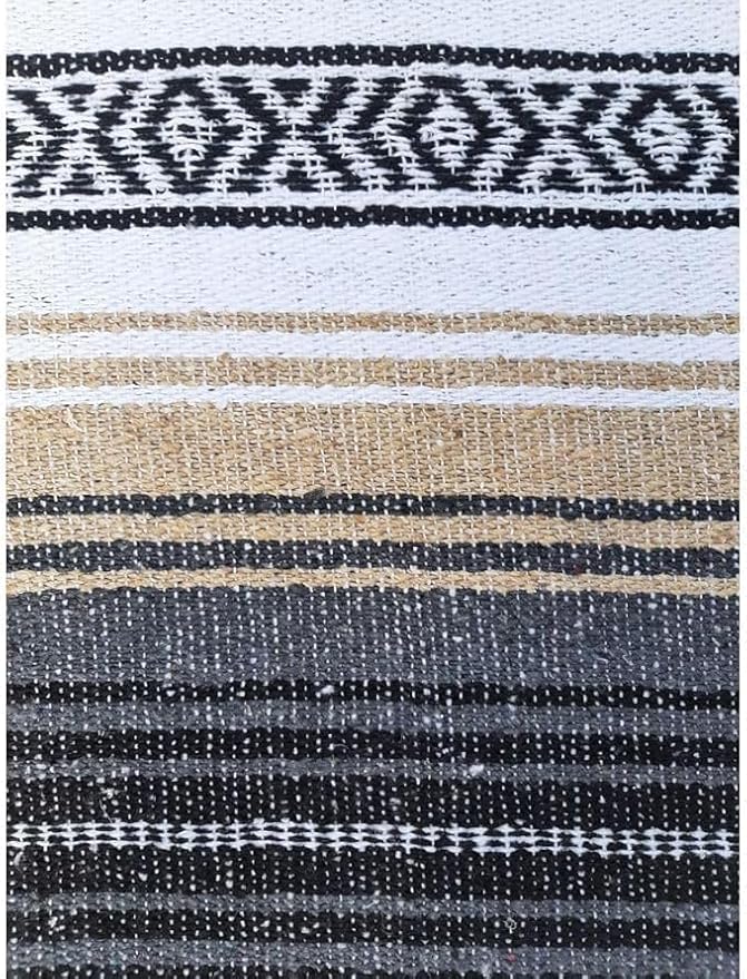 Open Road Goods Bulk Falsa Blankets - Handwoven Authentic Mexican Falsa - Great for Weddings, Yoga, Beach, Picnics, or Mexican Throw! (Tan, 15 Pack)