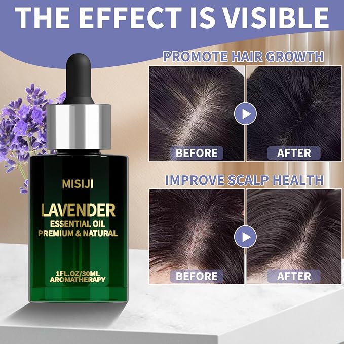Lavender Essential Oils-Essential Oils for Diffuser for Home,Diffuser Oils Scents for Aromatherapy,Laundry,Candle&Soap Making,Humidifiers 1 FL.OZ