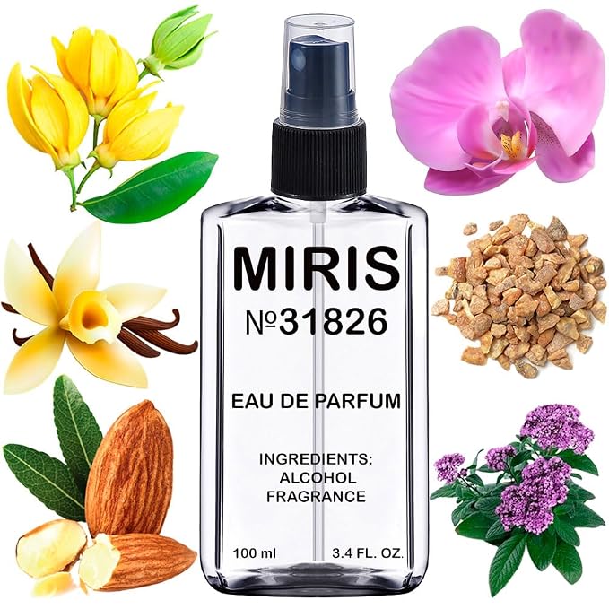 MIRIS No. 31826, Inspired by Sensual Orchid, Long-Lasting Eau de Parfum for Women, Spray 3.4 Fl Oz / 100 ml