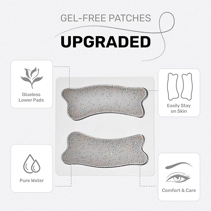 Korean Lash Lift Silicone Reusable Eye Patches Super Sticky Under Eye Patches Lash Lift Cover Eyelash Extension for Salon