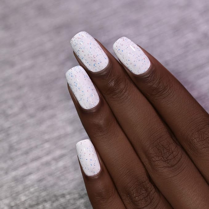ILNP Liberty - Creamy White Speckled Nail Polish