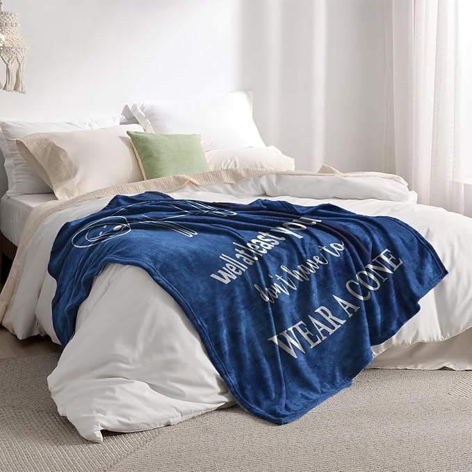 Get Well Gifts for Men, Get Well Gifts After Surgery, Gift for Recovery After Surgery, GetWellSoon/Feel Better Gift for Men/Teenage Boys Throw Blanket 60" x 50"