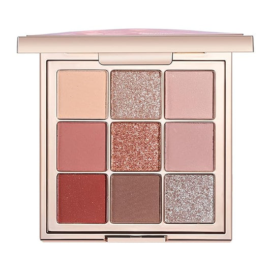 9 Colors Eyeshadow Palette, Matte & Shimmer & Glitter Eye Shadow, Highly Pigmented Silky Smooth Powder Waterproof Long Lasting Makeup Palettes. (Color 3)