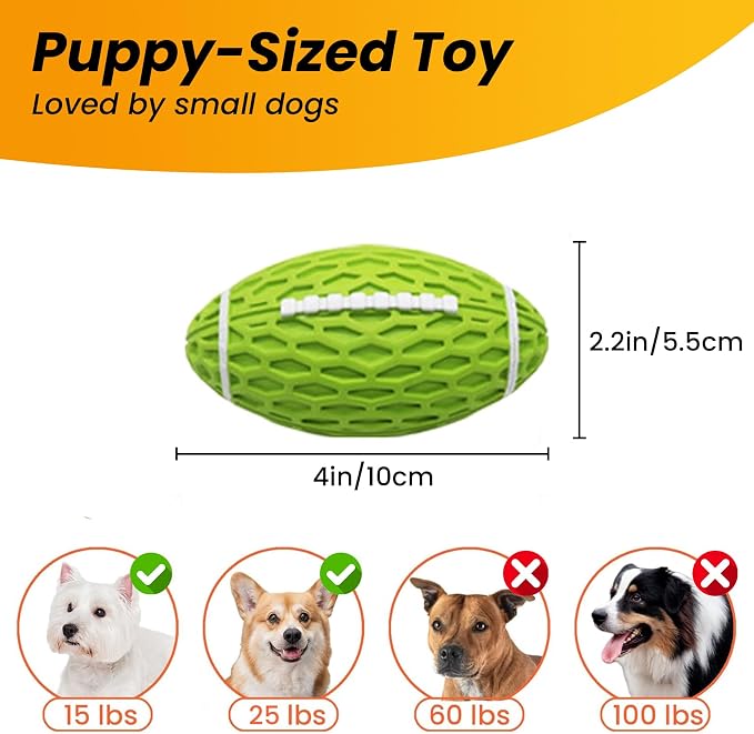 Puppy Toy, Interactive Squeaky Dog Ball Toys for Small Dogs