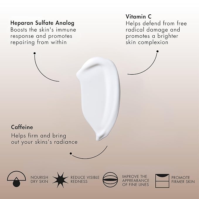 Senté Firming Neck Cream for Crepey Skin & Vertical Lines | Lifts, Firms & Smooths Neck & Décolleté | HSA, Caffeine, Vitamin C | 1.7 Fl Oz