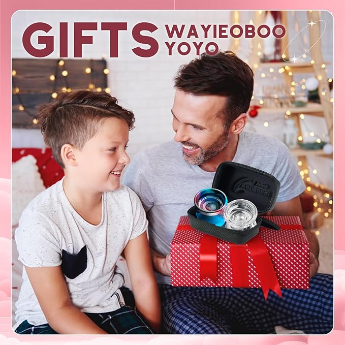 WATIEOBOOYOYO P02+M18 YoYo Perfect Set, Dual Mode yoyo (Professional Responsive and Non-Responsive), Suitable for Yo-yo Beginners Kids and Adult Professional Players, yoyo Tricks Performance