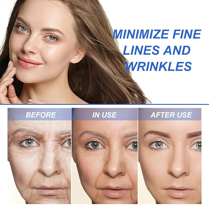 Facial Serum 1 Fl Oz, Anti Aging Serum For Face, Instant Face Tightening, Reduce Fine Lines, Wrinkles, Boost Skin Collagen, Hydrate & Plump Skin