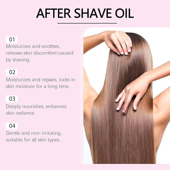 THUIOP Strawberry Vanilla After Shave Oil women for Smooth Skin, Soft Serve After Shave Oil, Prevent Ingrown Hairs & Dryness 1PCS