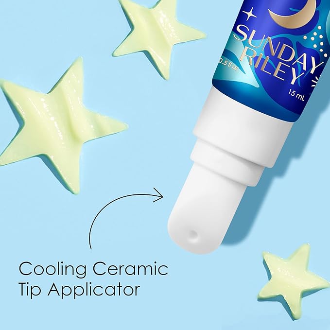 Sunday Riley 5 Stars Retinol + Niacinamide Anti Aging Eye Serum Dark Circles and Wrinkle Eye Cream