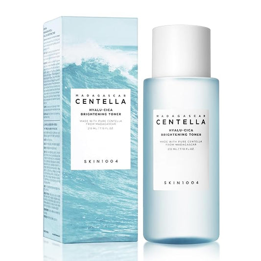 SKIN1004 Hyalu-Cica Balancing Toner, Korean Toner for Deep Hydration with Hyaluronic Acid, Centella Toner for Soothing care, Gentle Exfoliating for Skin Firming, Korean Skin Care, 7.10 fl.oz / 210ml