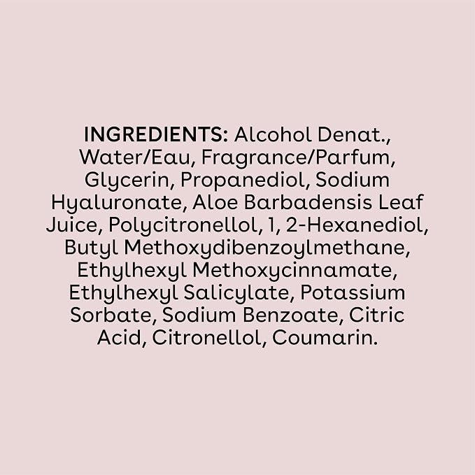 eos Cashmere Body Mist, Coconut Waters, Body Spray for Women, Hair Mist, Coconut Perfume, Moisturizing, Hyaluronic Acid, Glycerin, Vegan, Cruelty-free, 6 fl oz