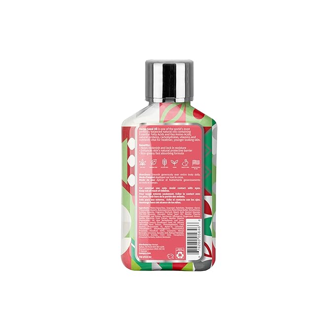 Hempz Mini Crushed Peppermint Sugar Herbal Body Lotion, Moisturizer for men and women, Holiday Gifts, 2.25 oz (Pack of 2)