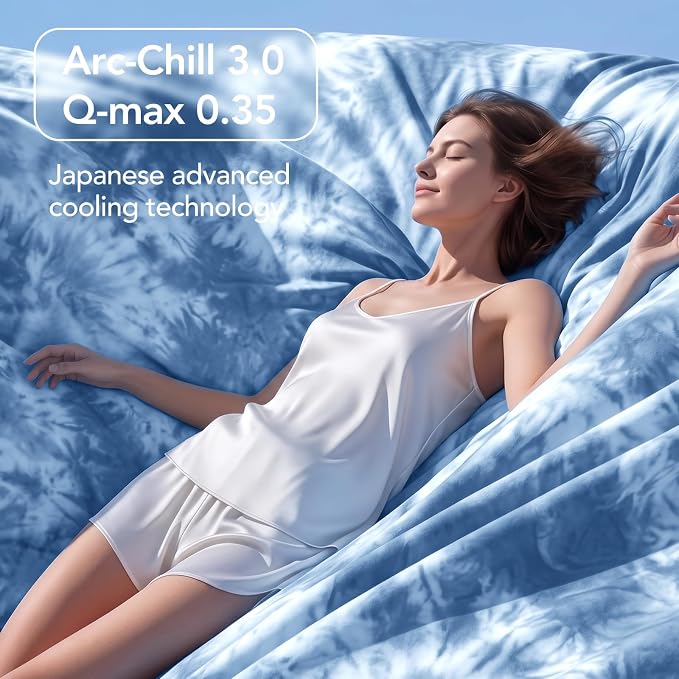 Cooling Blanket King Size 90"x104" for Hot Sleepers | Cold Summer Soft Blanket for Bed Couch and Travel Absorbs Heat Q-Max>0.35 Cool Lightweight Throw for Night Sweats Menopause