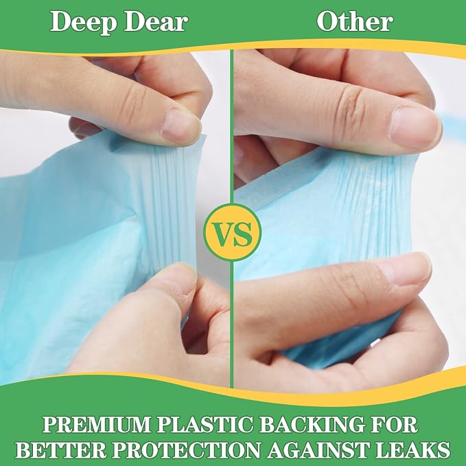 DEEP DEAR Dog Pads Extra Large 30"x36" [30-Count], XXL Puppy Pads for Potty Training, Leak-Proof Pee Pads for Dogs, Super Absorbent Puppy Pee Pads XL, Disposable Pet Pads for Puppies, Cats, Rabbits