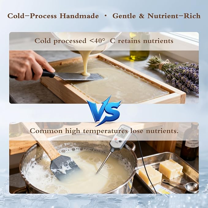 HEPBURN Shea Butter Soap Raw African Shea Butter 108g Unrefined – 100% Pure Organic for Face, Body & Feminine Wash – Deep Moisturizing & Skin Repair – Rich in Vitamins A, E & F